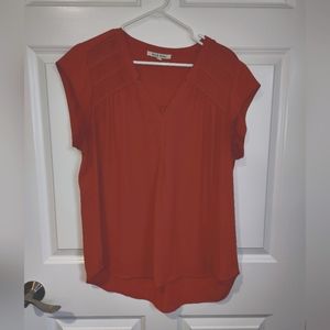 Black Rainn Rust Colored Blouse